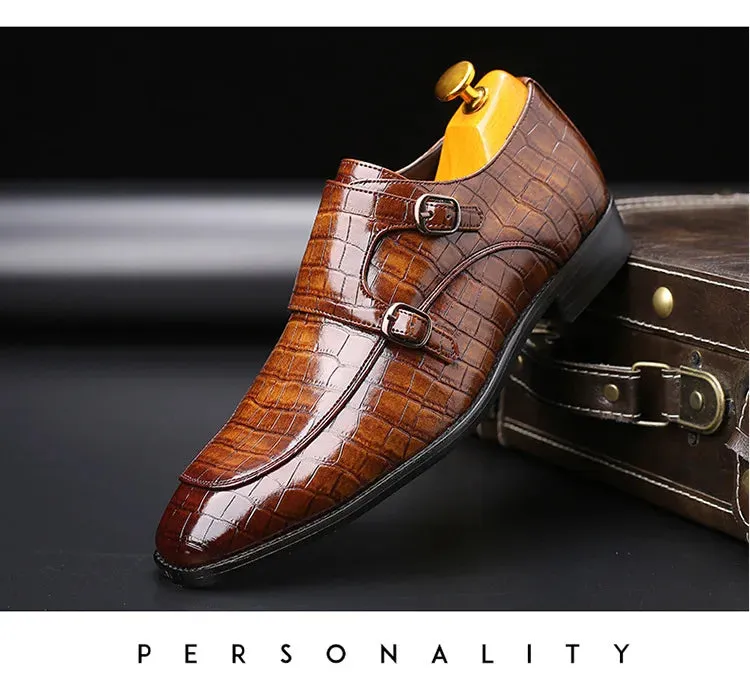 New Style Men's Italian Leather shoes – Square Toe Formal Dress Shoes for Weddings & Parties