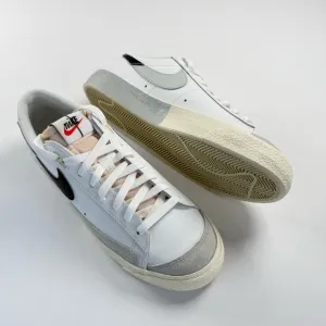 Nike Blazer Low '77 Split White Black Leather Sneakers Men's Size 10