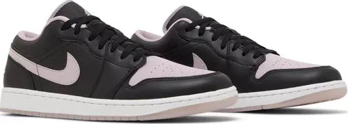 Nike Mens Air Jordan 1 Low SE Sneakers - 'Black Iced Lilac'