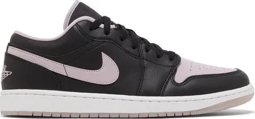 Nike Mens Air Jordan 1 Low SE Sneakers - 'Black Iced Lilac'