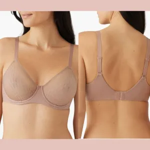 NWT $72 Wacoal [ 34D ] Elevated‎ Allure Full Coverage Underwire Bra RoeBuck Nude