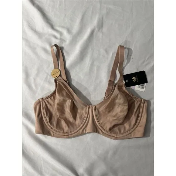 NWT $72 Wacoal [ 34D ] Elevated‎ Allure Full Coverage Underwire Bra RoeBuck Nude