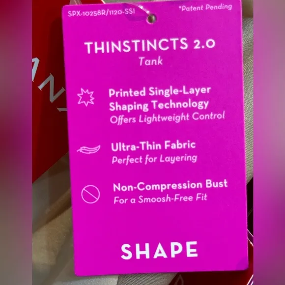 NWT - Spanx Thinstincts 2.0 Shaping Tank -Size XL