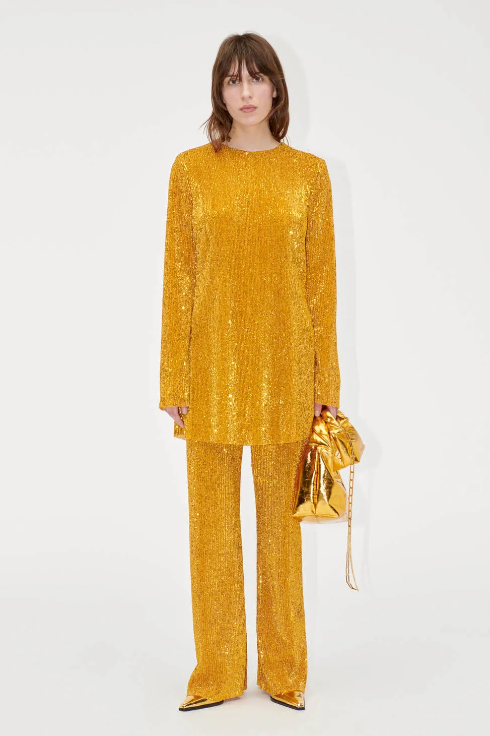 ODIS DRESS | GOLD