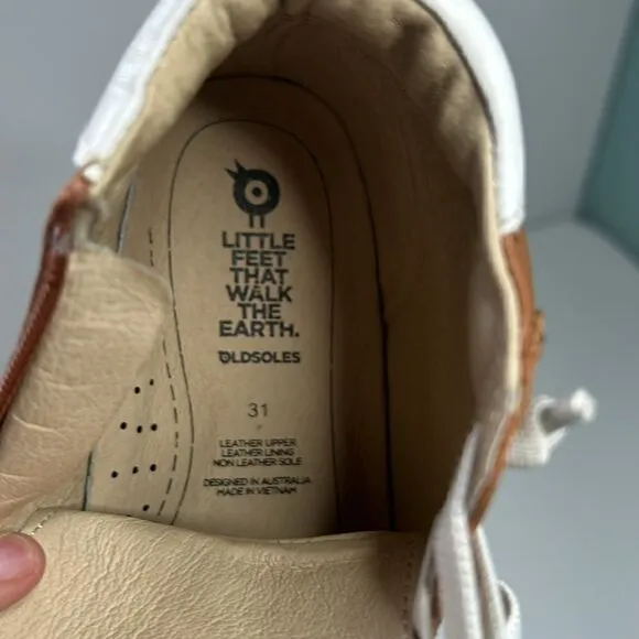 Old Soles Leather High Top Shoes NWOB
