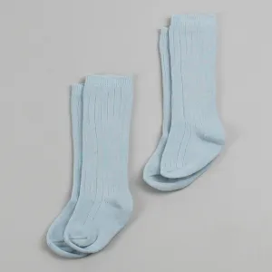 Pack of 2 Baby Boys Socks - Knee High - Blue