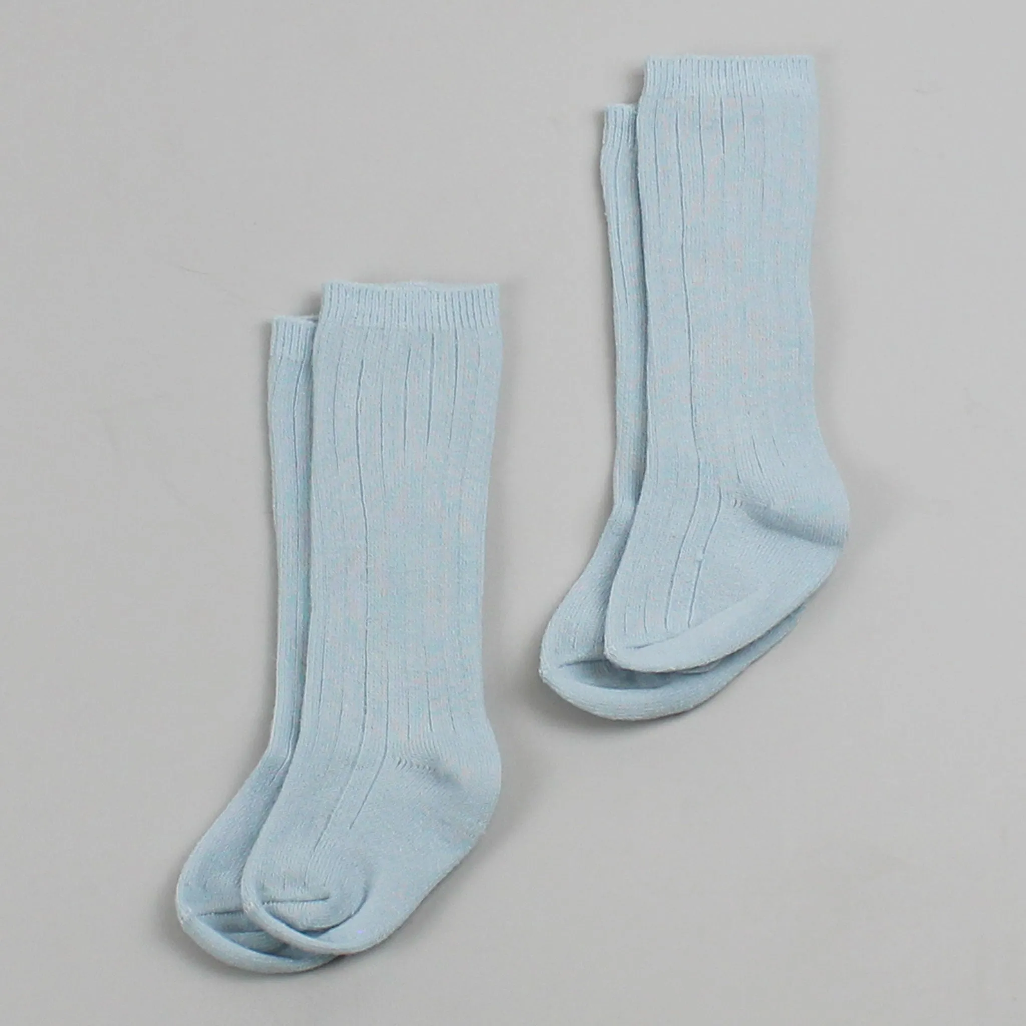 Pack of 2 Baby Boys Socks - Knee High - Blue