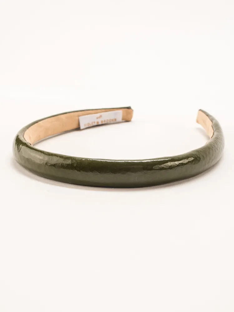 Paige Mini Puff Headband - Olive