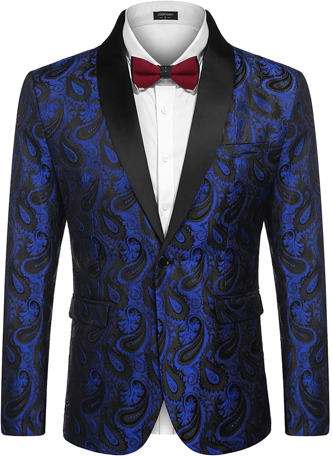 Paisley Shawl Lapel Blazer (US Only)