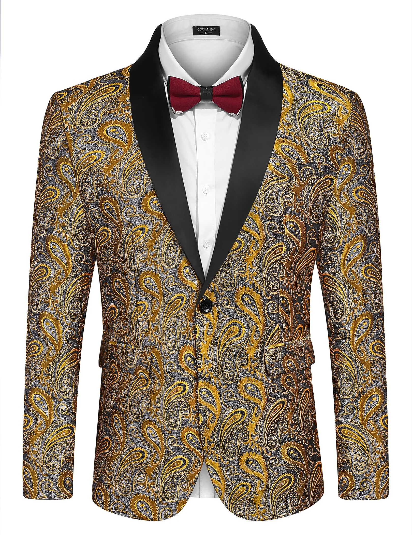 Paisley Shawl Lapel Blazer (US Only)