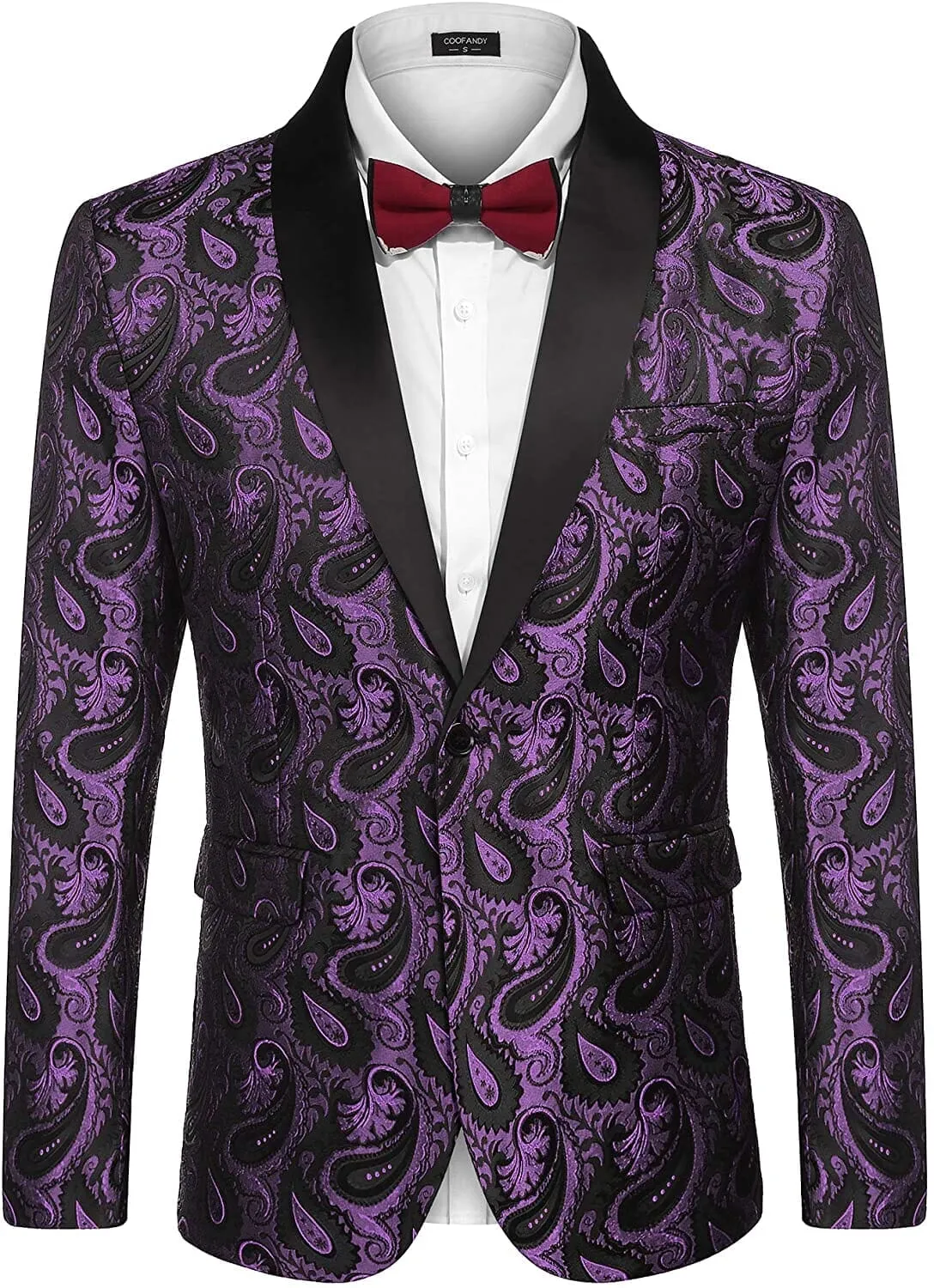 Paisley Shawl Lapel Blazer (US Only)