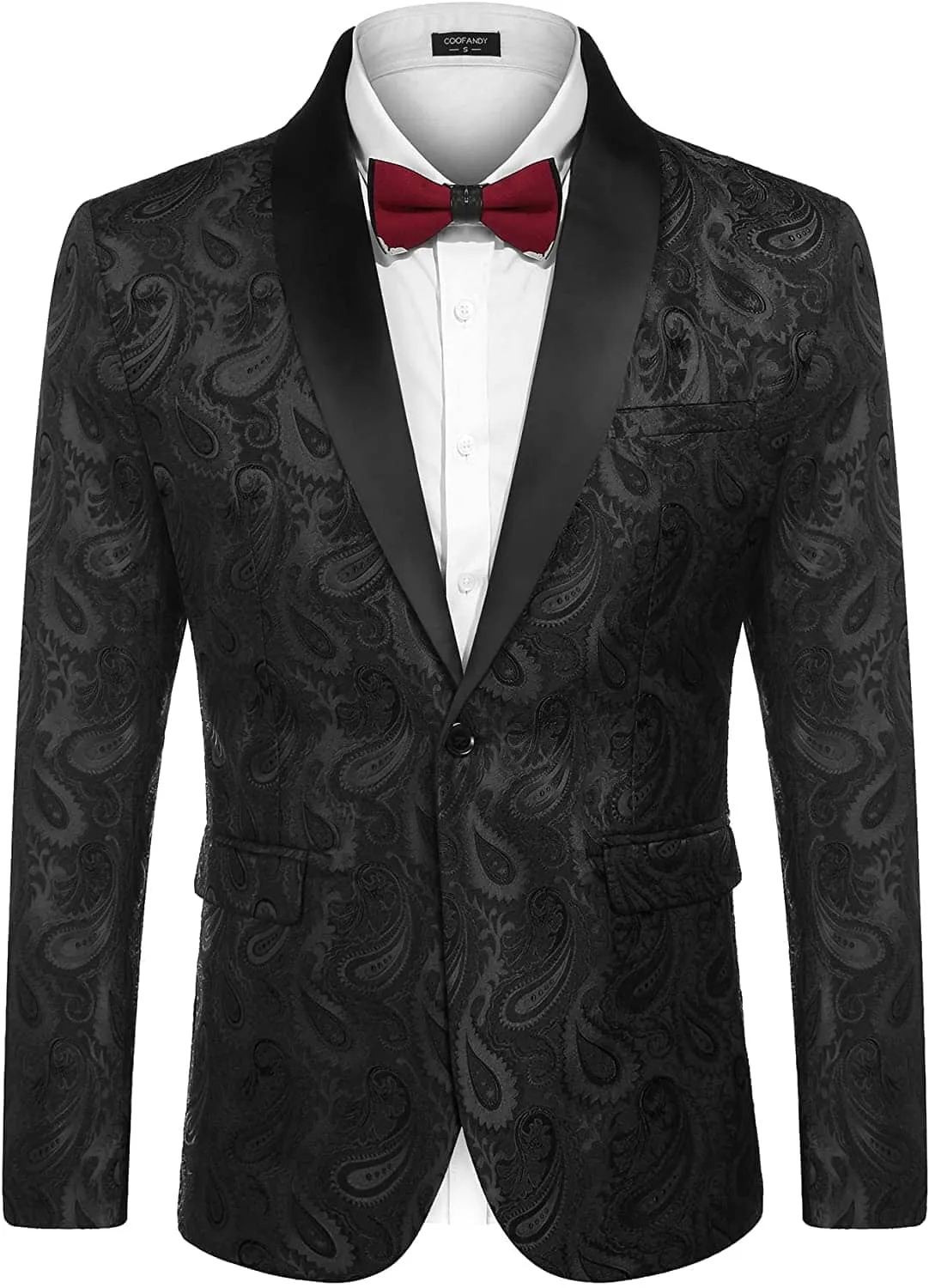 Paisley Shawl Lapel Blazer (US Only)