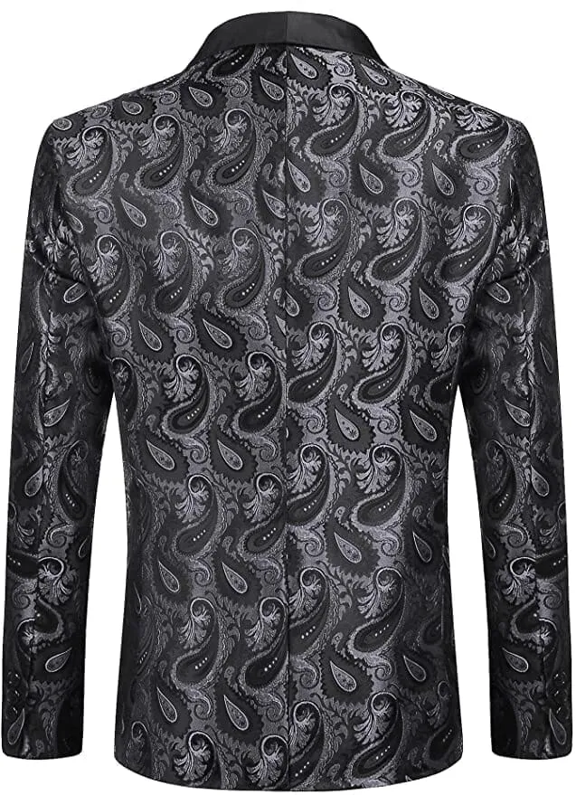 Paisley Shawl Lapel Blazer (US Only)