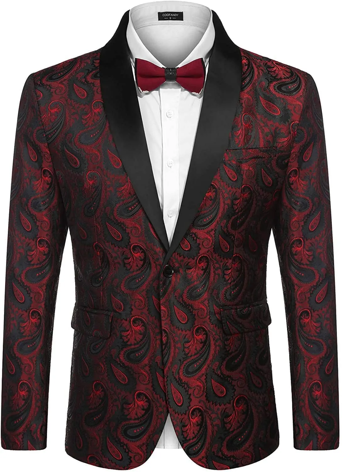 Paisley Shawl Lapel Blazer (US Only)
