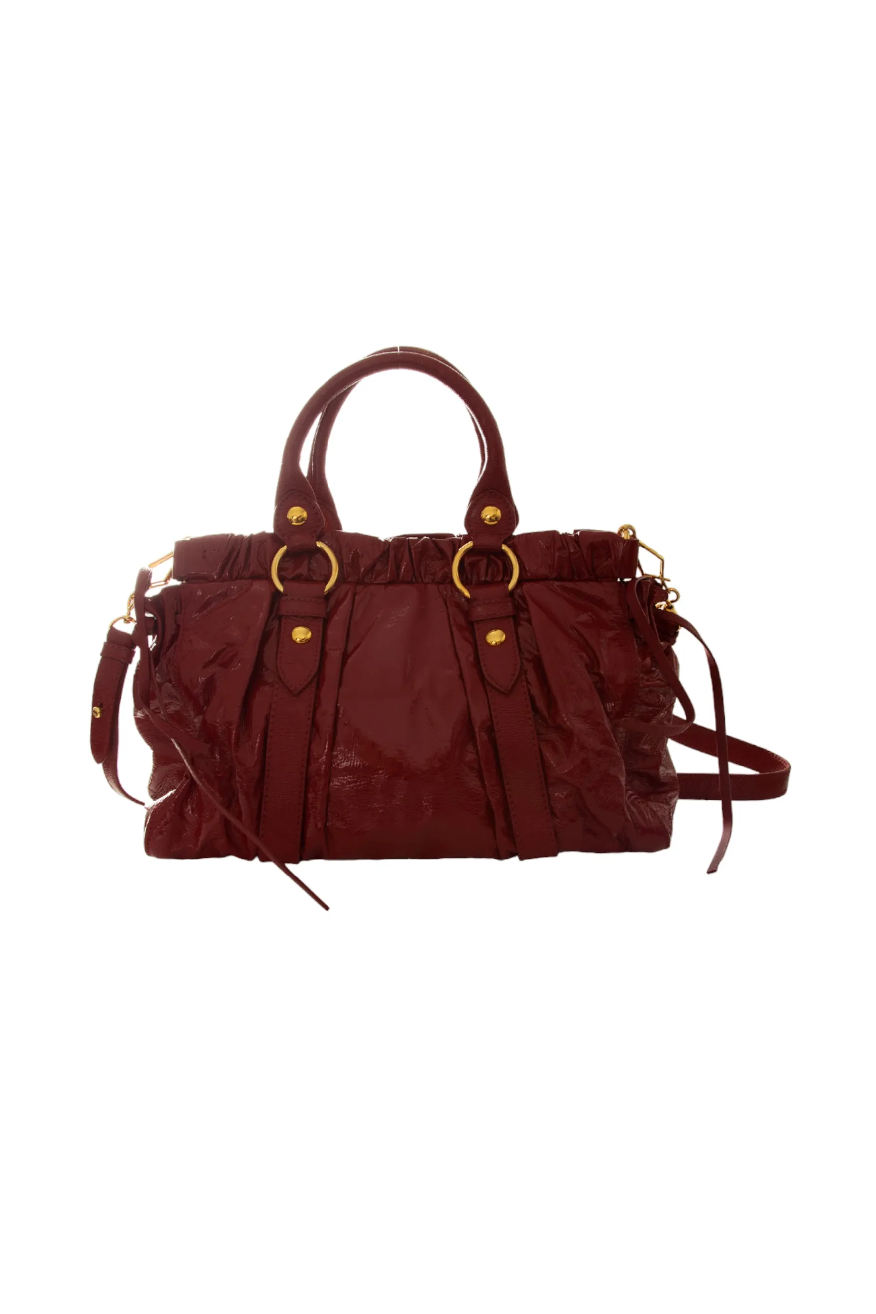 Patent Red Bag