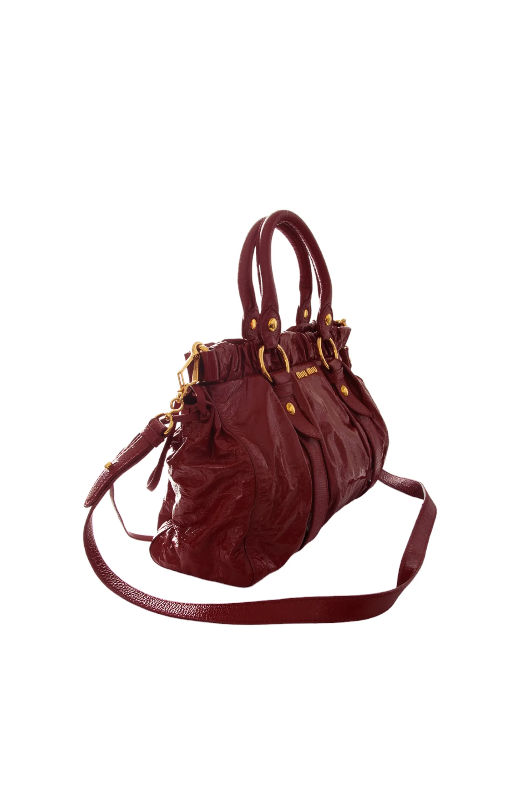 Patent Red Bag