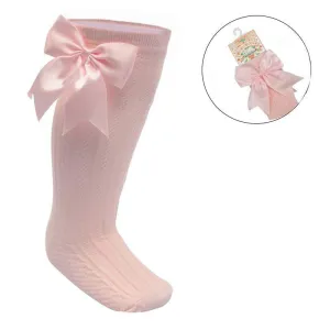 Pink Knee High Socks