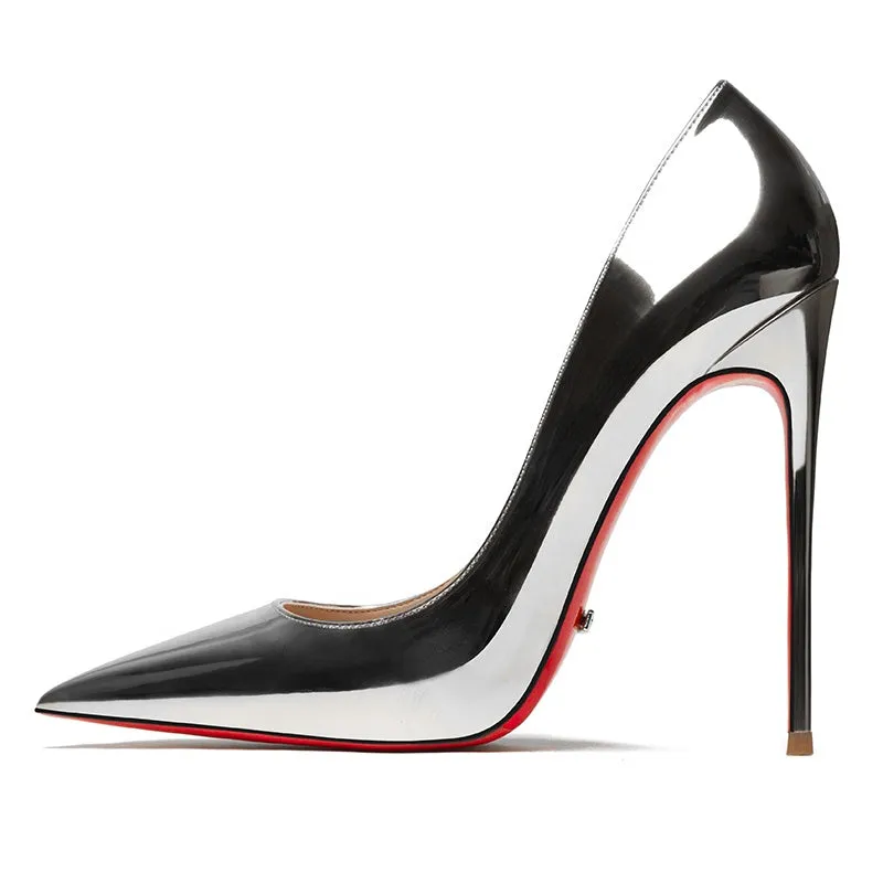 Putian Sexy  Patent PU Leather Pumps Stilettos