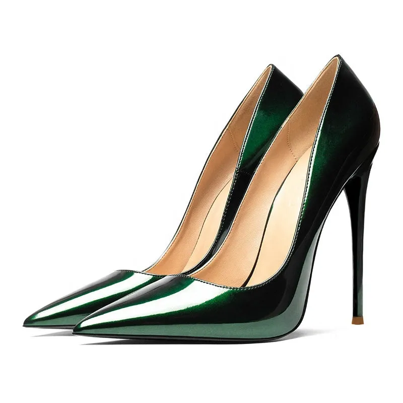 Putian Sexy  Patent PU Leather Pumps Stilettos