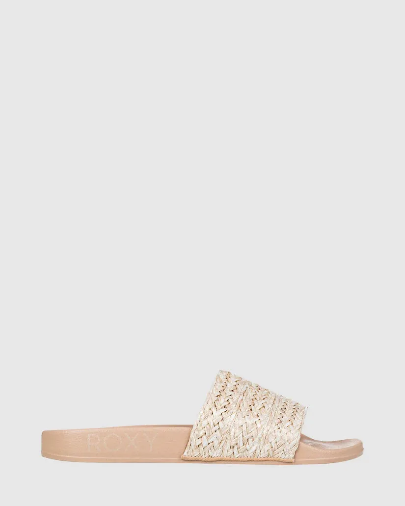 Roxy Slippy Jute - Taupe