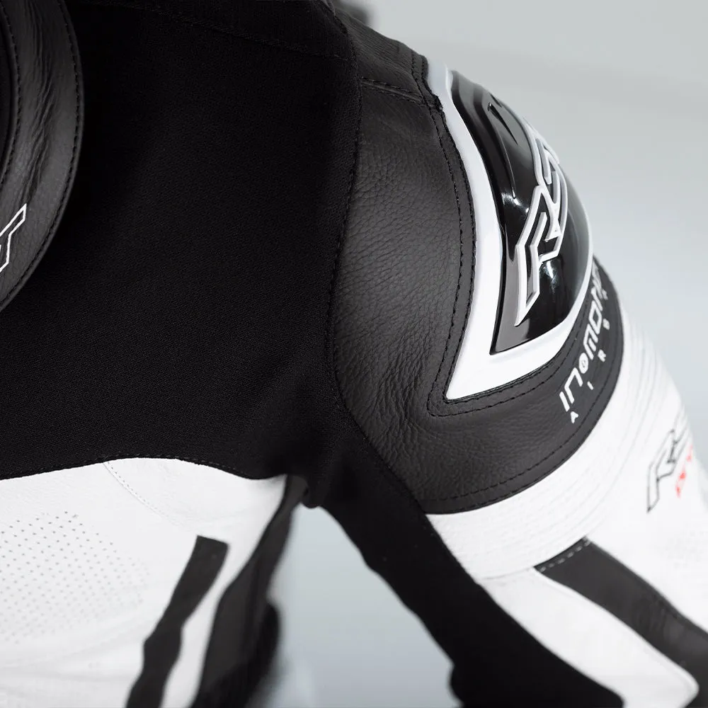 RST PRO SERIES EVO AIRBAG CE 1-PC SUIT [WHITE/BLACK]