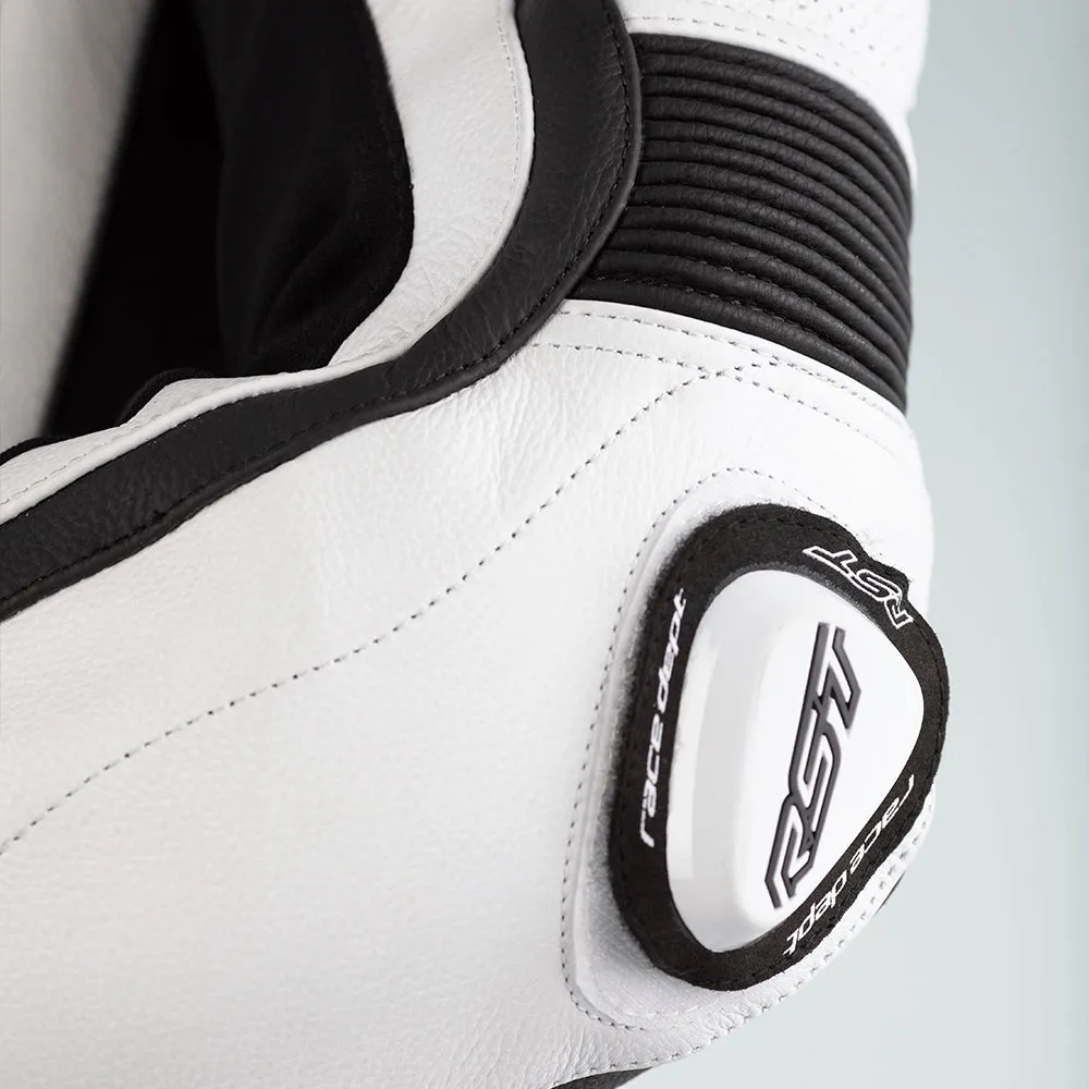 RST PRO SERIES EVO AIRBAG CE 1-PC SUIT [WHITE/BLACK]