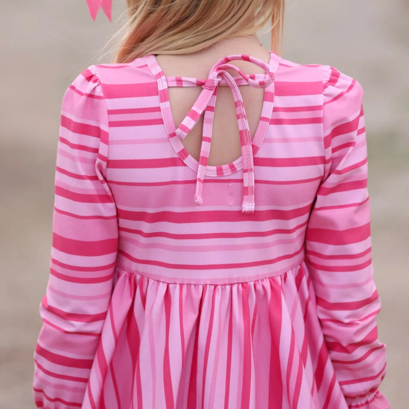 Ryken Pink Stripes Twirl (size 6 & 14)