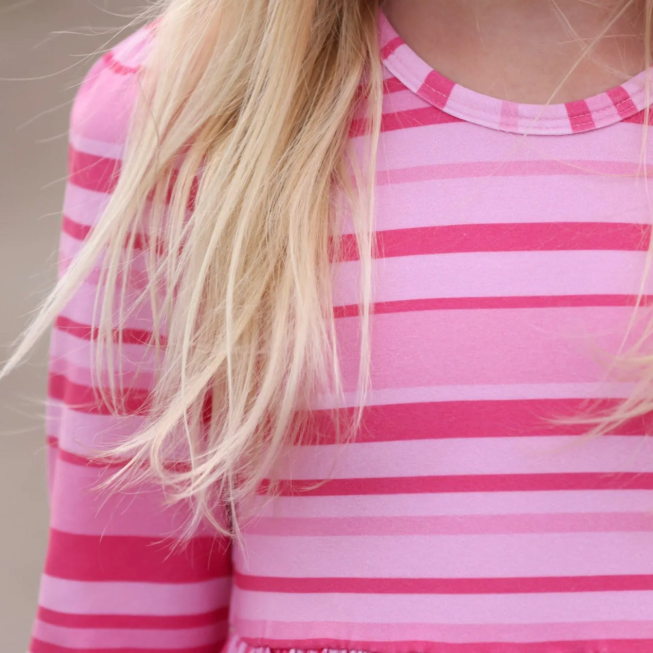 Ryken Pink Stripes Twirl (size 6 & 14)
