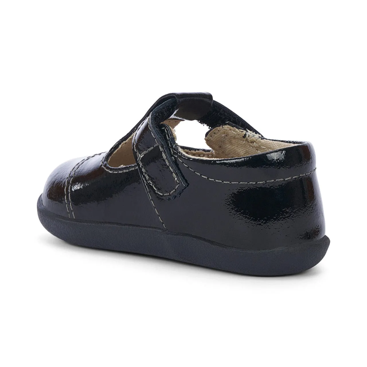 See Kai Run Bianca Mini Baby Shoes - Black Patent
