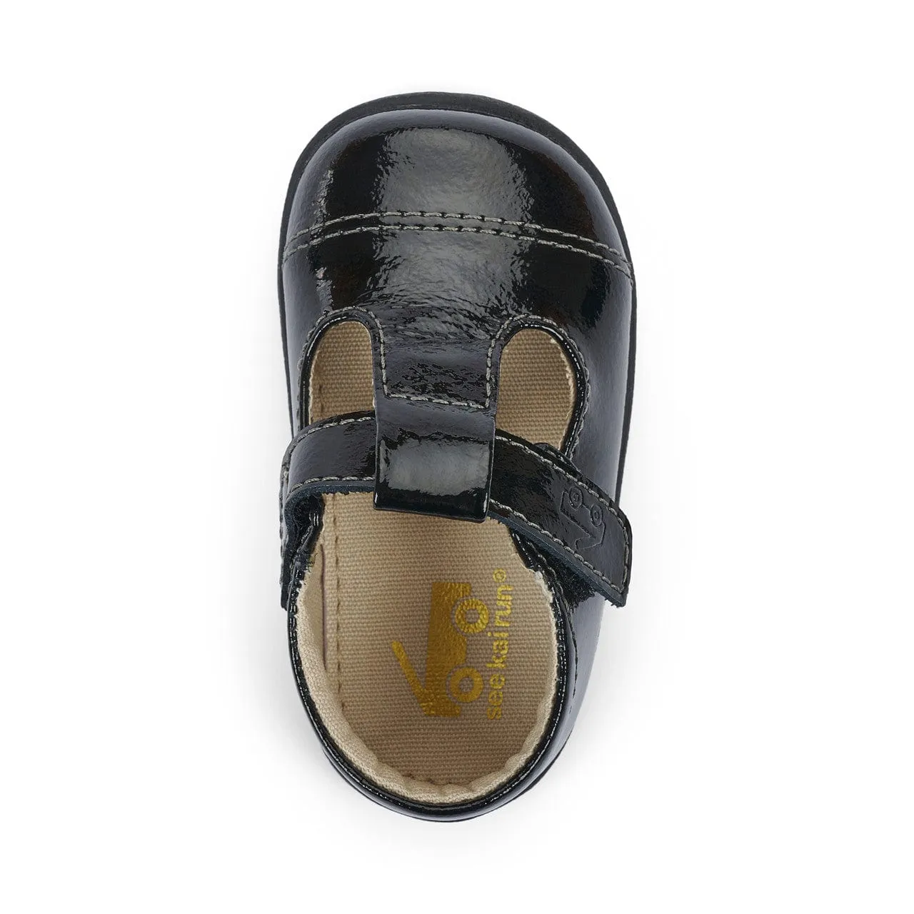 See Kai Run Bianca Mini Baby Shoes - Black Patent