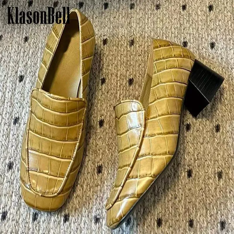 Shoes crocodile leather for women