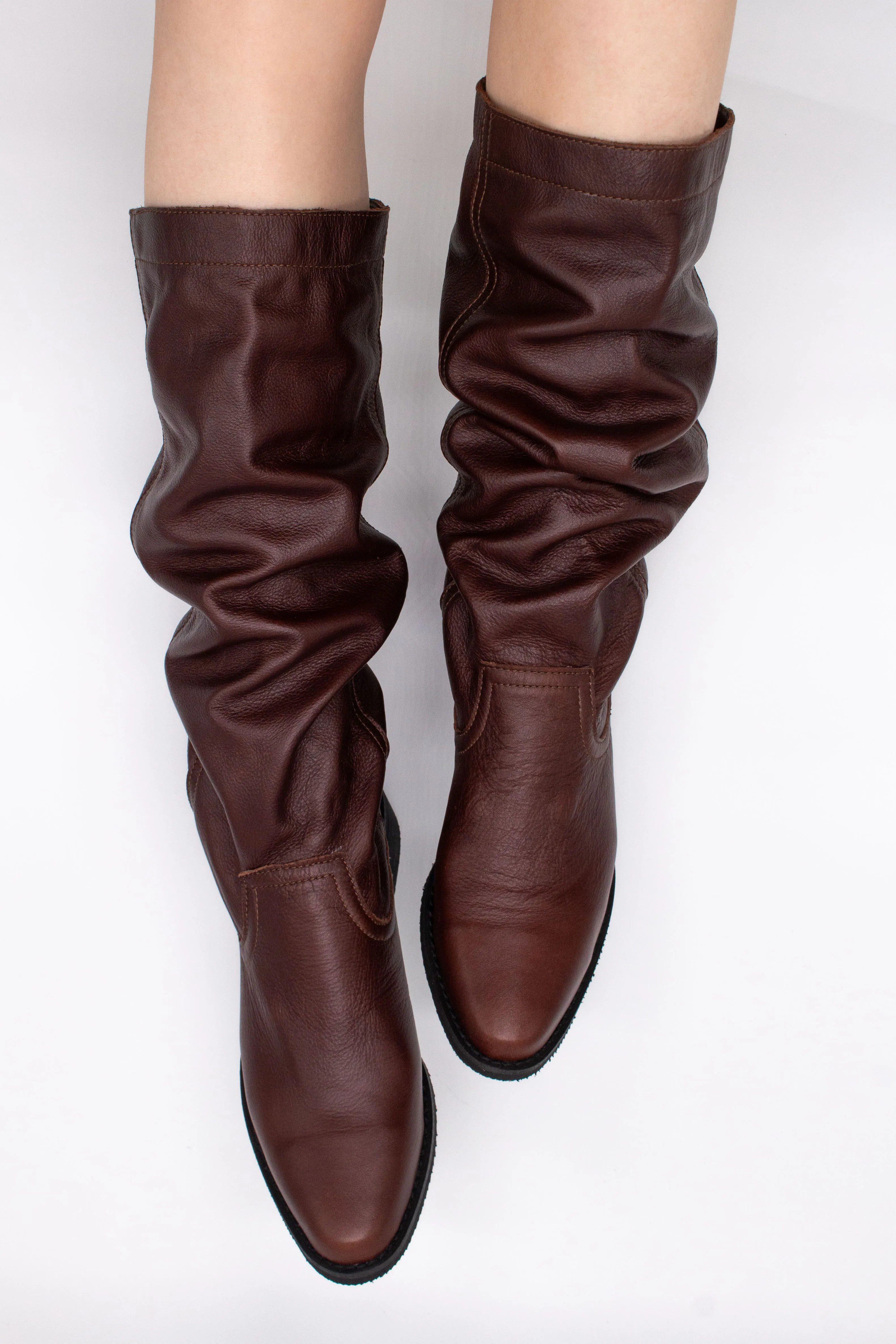 Slouchy Boot | Chestnut