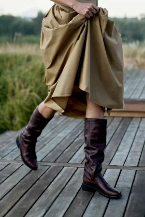Slouchy Boot | Chestnut