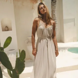 Solare Maxi Slip Dress Dune