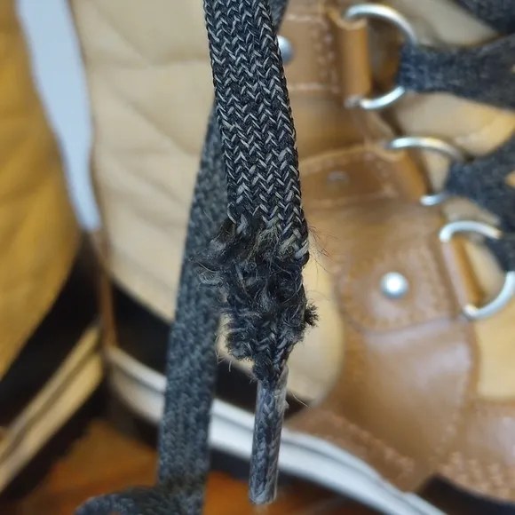 Sorel Lace-Up Furry Boots