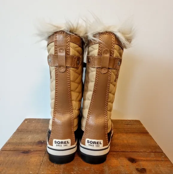 Sorel Lace-Up Furry Boots