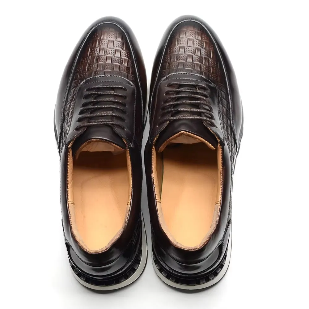 Sport Sneakers Men Leather Business Casual Shoes