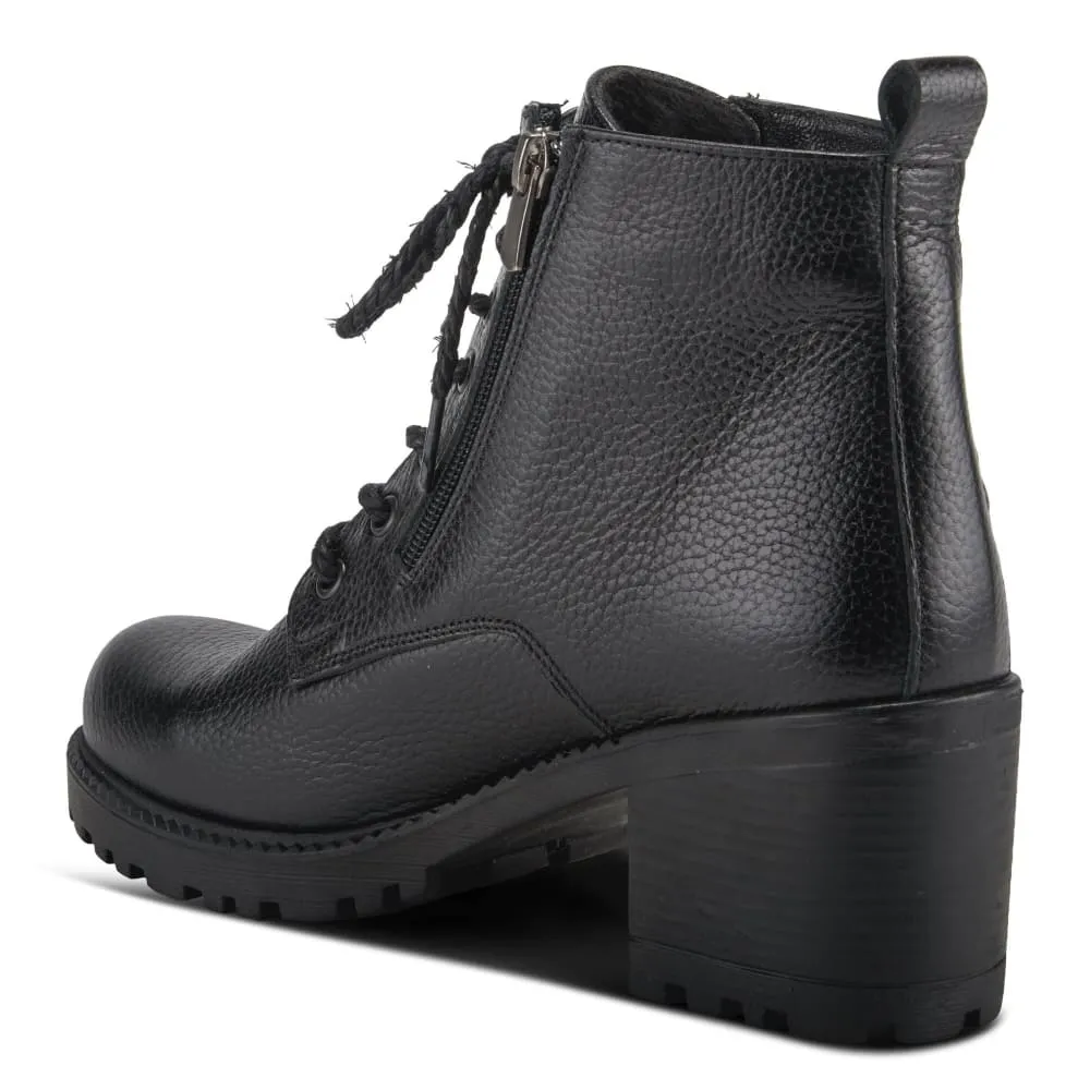 Spring Step Shoes Yaritza Women's Utility Inspired Design Pebbled Leather Boots