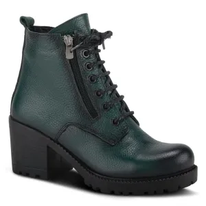 Spring Step Shoes Yaritza Women's Utility Inspired Design Pebbled Leather Boots