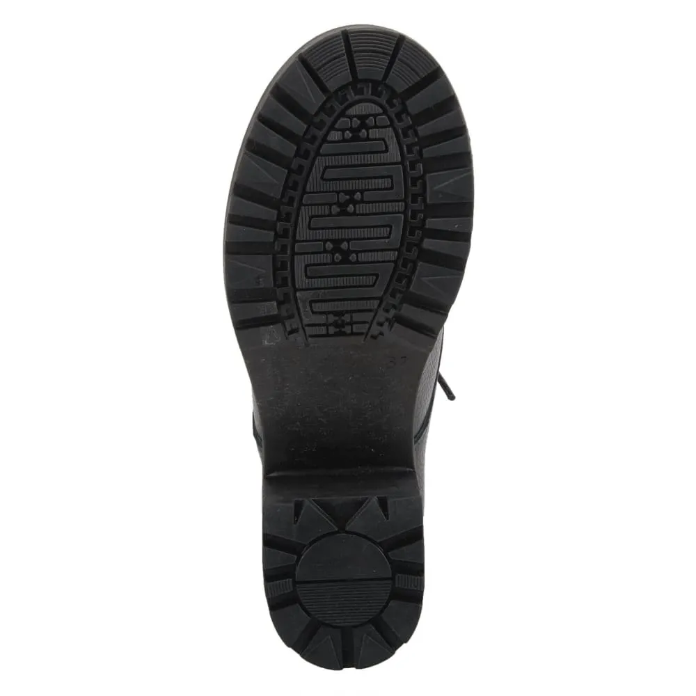 Spring Step Shoes Yaritza Women's Utility Inspired Design Pebbled Leather Boots