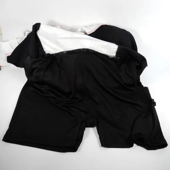STELLA PARKER Active Tennis Dress Size S Coral Black Palm Built Short NEW $108
