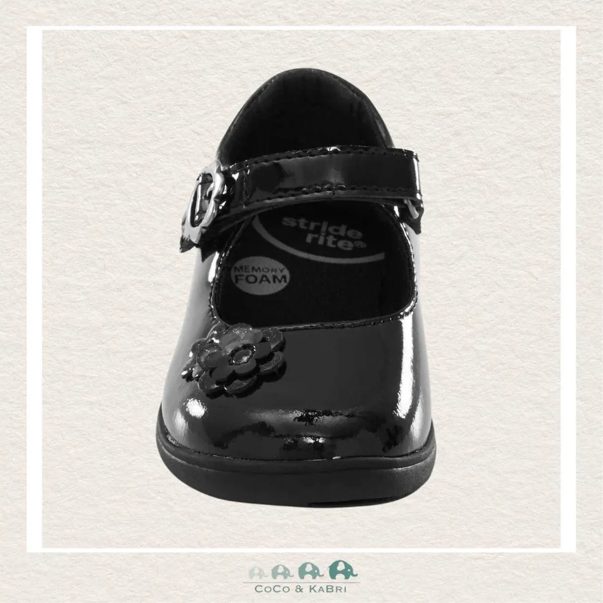 Stride Rite Girls Black Patent Dress Shoe - Holly (V3-85)