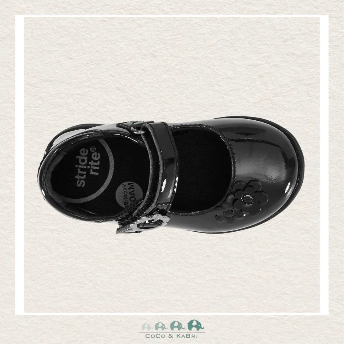 Stride Rite Girls Black Patent Dress Shoe - Holly (V3-85)