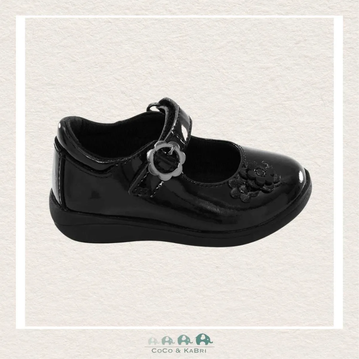 Stride Rite Girls Black Patent Dress Shoe - Holly (V3-85)