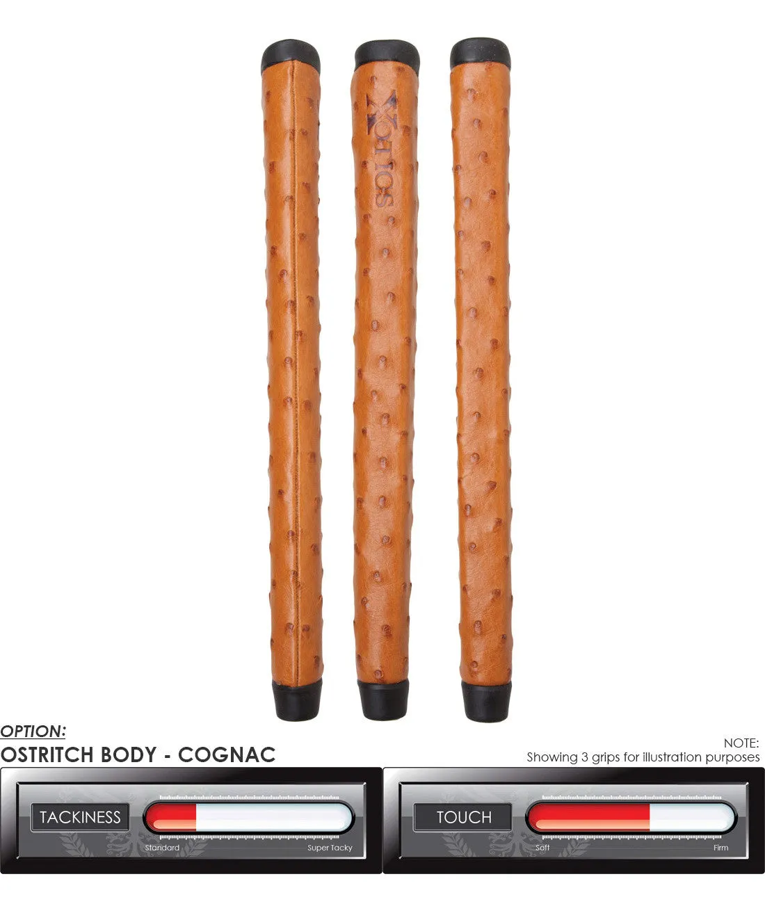 The Grip Master XOTICS Ostritch Putter Sewn