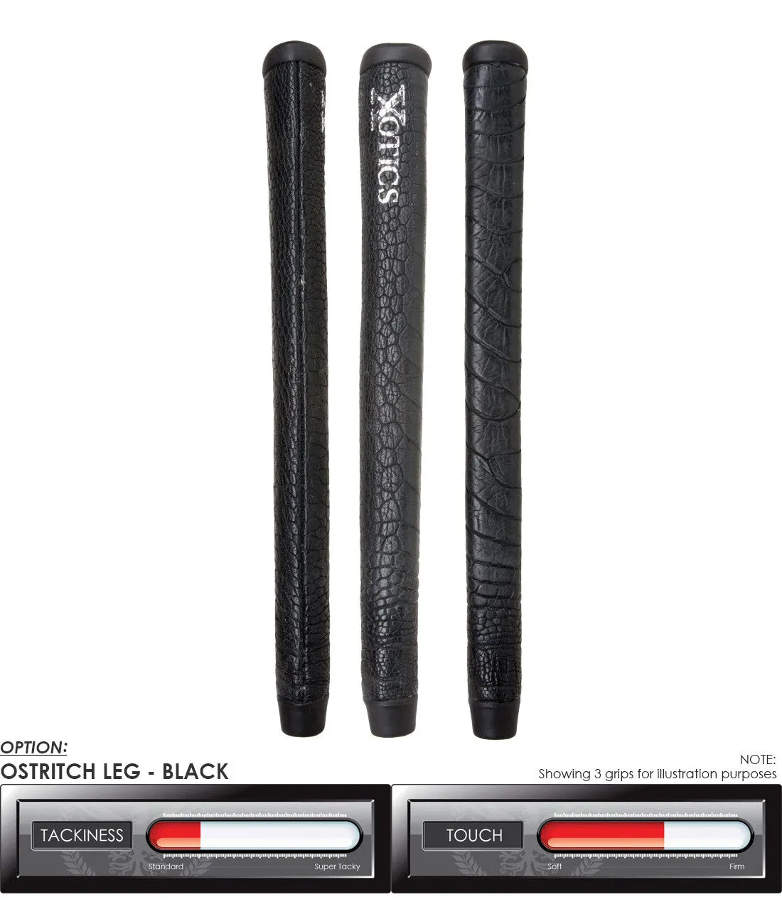 The Grip Master XOTICS Ostritch Putter Sewn