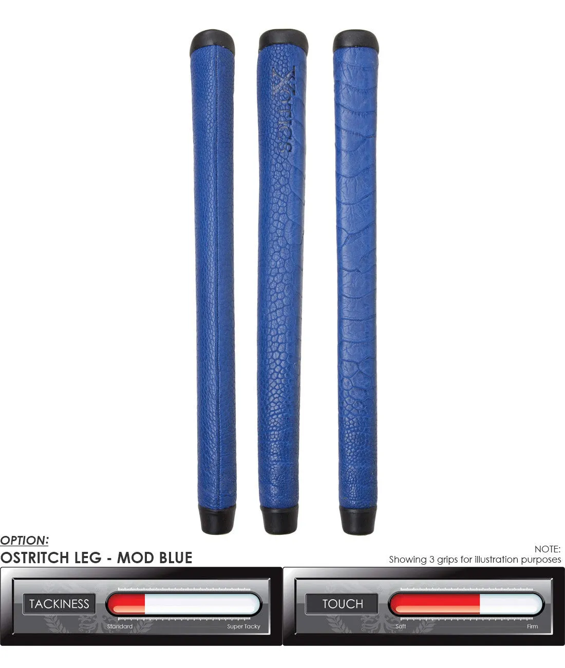 The Grip Master XOTICS Ostritch Putter Sewn