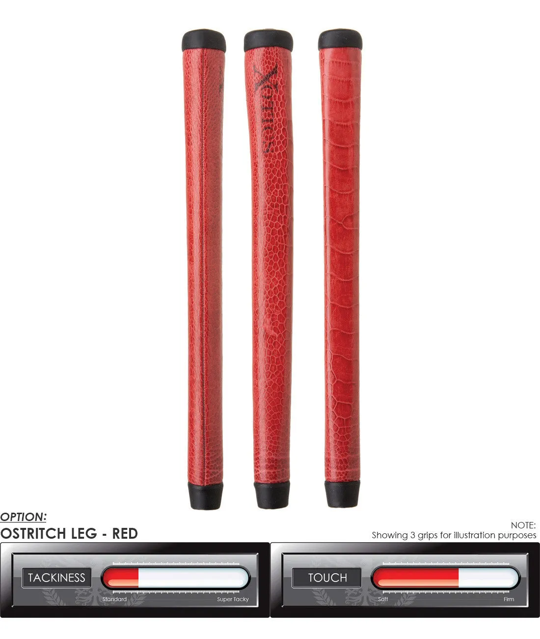 The Grip Master XOTICS Ostritch Putter Sewn