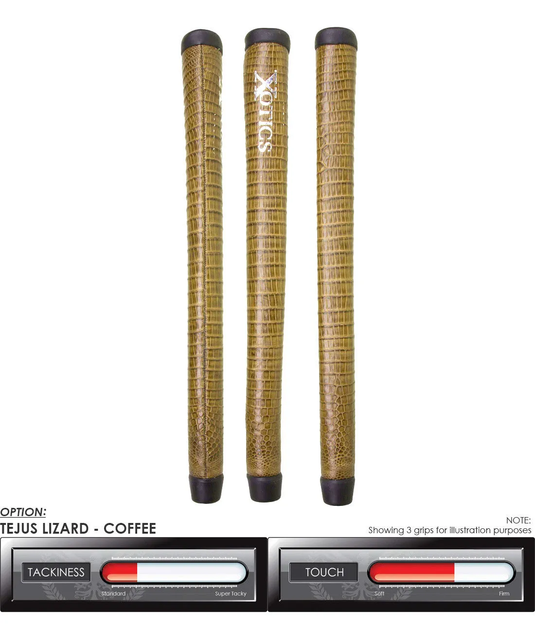 The Grip Master XOTICS Tejus Lizard Putter Sewn