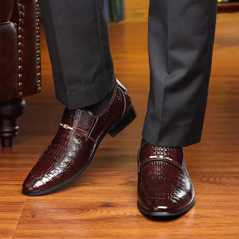 Timeless Elegance: Premium Crocodile Leather Shoes for Men